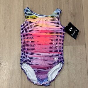 NWT GK Elite Leotard Simone Biles Purple Glittery New With Tags Adult Medium AM